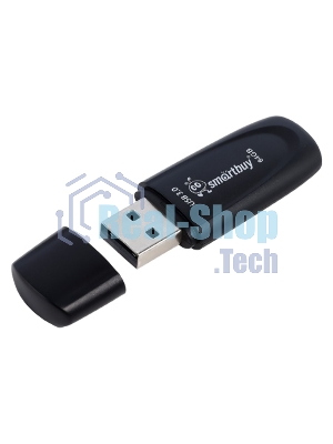 Флешка USB SmartBuy Scout black (SB064Gb3SCK), 64Gb, USB 3.0/3.1, R/W 100/40, черный