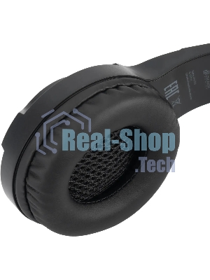 Гарнитура Oklick HS-L420G чёрный, беспроводная + проводная, Bluetooth, до 30 ч, подсветка