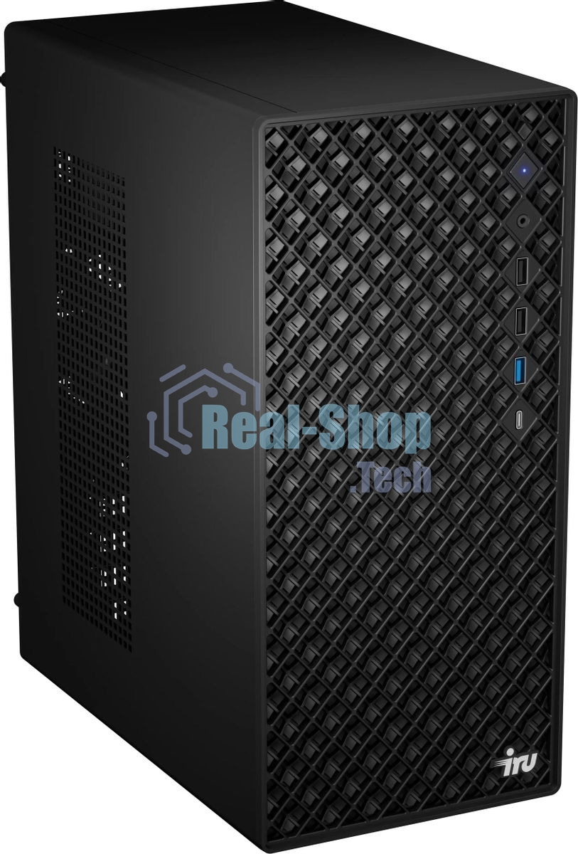 Компьютер IRU Tactio 520B6SB MT Ryzen 5 8600G (4.3) 32Gb SSD 512Gb RGr FreeDOS 2.5xGbitEth 450W черный (RUS) (2116633)