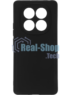Чехол (клип-кейс) BoraSCO для Xiaomi Redmi Note 14 Pro 4G Silicone Case черный (74848)