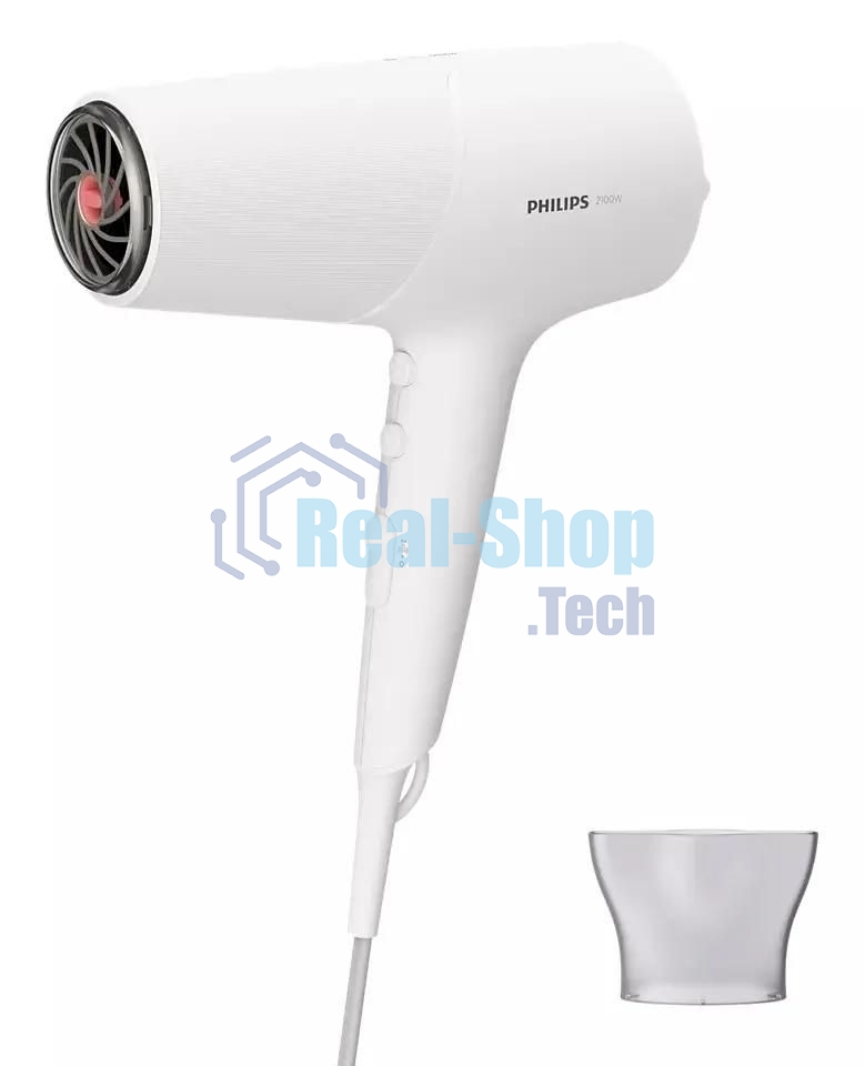 Фен Philips BHD500/00 белый, 2100 Вт, ионизация
