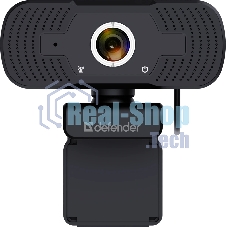 Веб-камера Defender G-lens 2591 2560x1440, 30 кадр/с, USB, микрофон, крепление на мониторе
