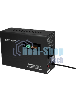 Стабилизатор напряжения Smartwatt AVR Triac 500TW 500ВА черный