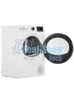 Сушильная машина Beko B3T47239 белый, 7 кг, сушка - тепловой насос, программ - 15, 59.7 x 84.6 x 54.3 см