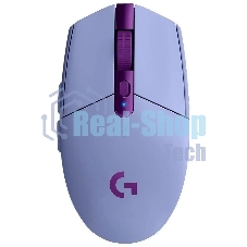 Мышь беспроводная Logitech G304 Lightspeed фиолетовый, 12000 dpi, радиоканал, USB, кнопки - 6