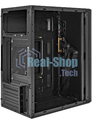 Компьютерный корпус Minitower ExeGate BAA-303-AA500 (mATX, БП AA500 с вент. 8см, 2хUSB, HD Audio, черный)