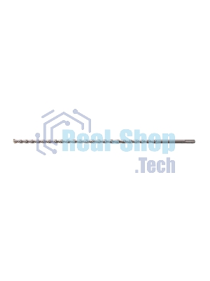 Бур по бетону Denzel двойная спираль, Cobalt W-tip, 12x460 мм, SDS PLUS