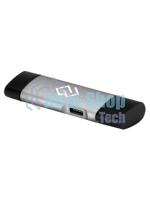 Кард-ридер Digma CR-СU2520-G/серый/SD/TF/micro-SD/micro-SDXC/miсro-SDHC/USB 2.0/Type-C/алюминий