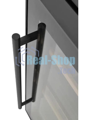 Винный шкаф ZÜGEL ZCWF331DB черный, 88 л, 2 отсека, 33 бут.