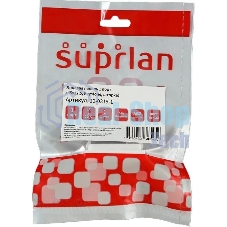 Панель Suprlan 10-0319-1, лицевая со шторкой 22.5x45, 1xKeystone ABS пластик, белый