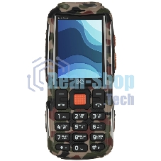 Мобильный телефон BQ 2430 Tank Power серебро/камуфляж