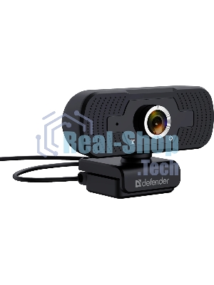 Веб-камера Defender G-lens 2591 2560x1440, 30 кадр/с, USB, микрофон, крепление на мониторе