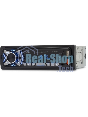 Автомагнитола Digma MCP-227B, 1 DIN, Bluetooth, USB Type-A, AUX, пульт ДУ