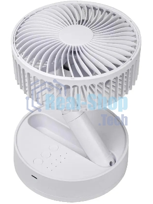 Вентилятор Centek CT-5043 белый, настольный, 8.5 Вт, 4 скорости, 15 см