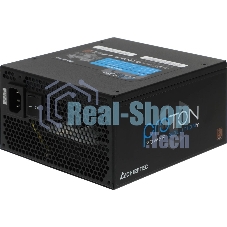Блок питания Chieftec BDF-1000C, 1000Вт, 80 PLUS Bronze, 140мм, модульный, черный