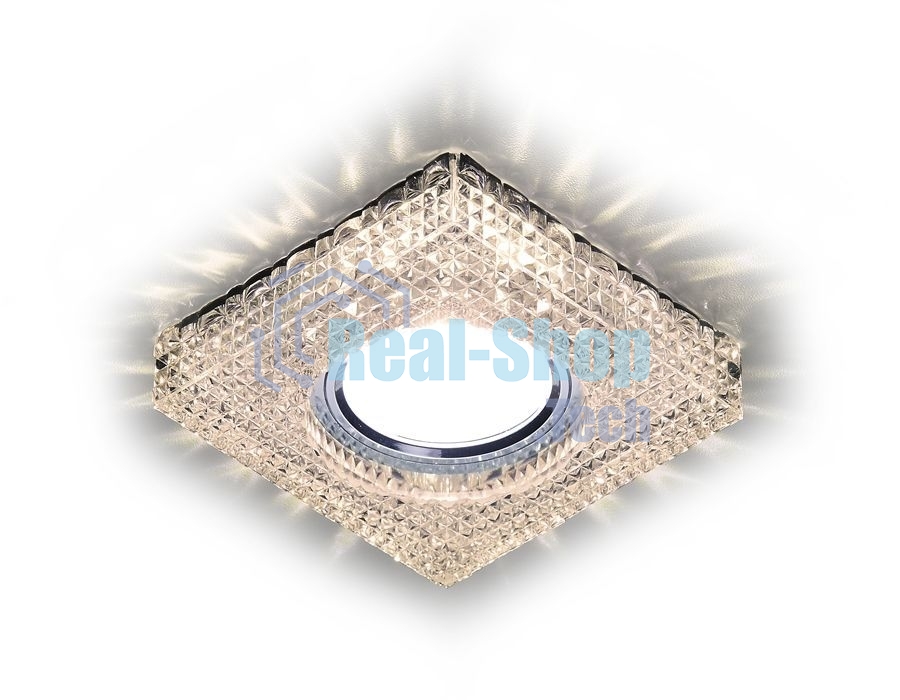 Встраиваемый точечный светильник S272 CL/WW хром/прозрачный MR16+3W(LED WARM)