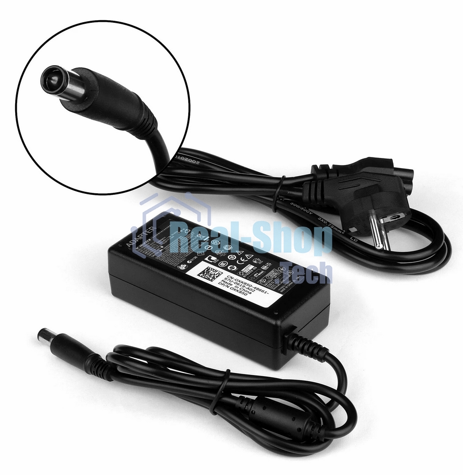 Блок питания (сетевой адаптер) для ноутбуков Dell 19.5V 3.34A 7.4x5.0mm