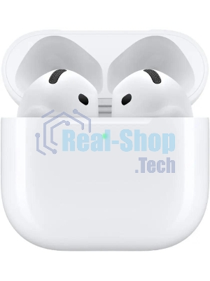 Гарнитура вкладыши Apple A3050,A3053,A3058 AirPods 4 белый (MXP63LL/A)