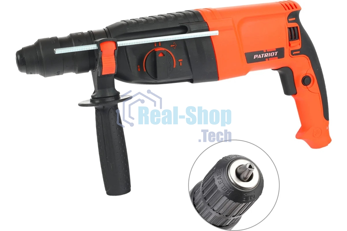 Перфоратор Patriot THE ONE RH 262Q SDS-plus уд.:2.8Дж 800Вт (кейс в комплекте)