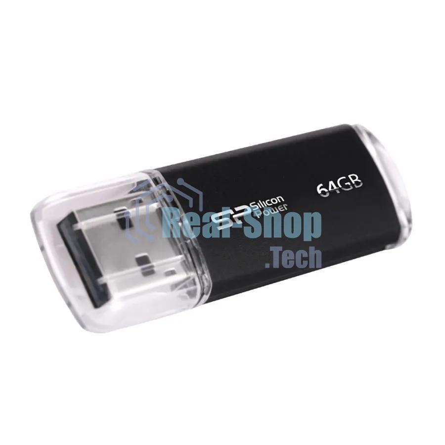 Флешка USB Silicon Power R/W USB 64Gb Ultima II SP064Gb,UF2M01V1K USB 2.0, черный