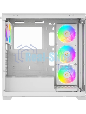 Компьютерный корпус Ocypus Gaммa C72 WH ARGB ATX/win/white/4 ARGB fans/no PSU/Tempered Glass
