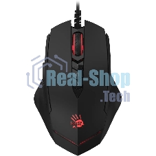 Мышь проводная A4Tech Bloody V8 черный, 3200 dpi, USB, кнопки - 8