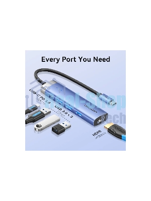 USB-разветвитель Vention TGESB, USB Type-C, USB/HDMI, USB Type-C