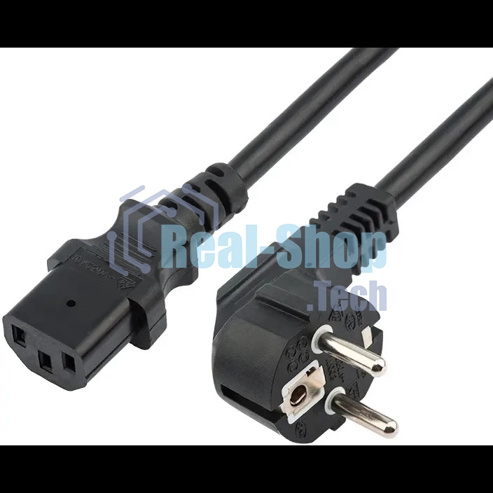 Шнур питания NTSS NTSS-PC13773 C13-Schuko проводник.:3x1мм2 3м 220В 10А черный
