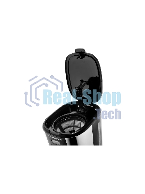 Кофеварка капельная BRAYER BR1122 черный, исп. кофе - молотый, 1.5 л, 900 Вт