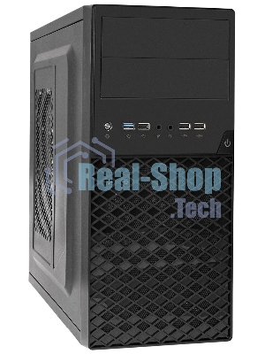 Компьютерный корпус Minitower ExeGate BA-203U-UNS400 (mATX, БП UNS400 с вент. 12см, 3хUSB+1хUSB 3.0, аудио, черный)