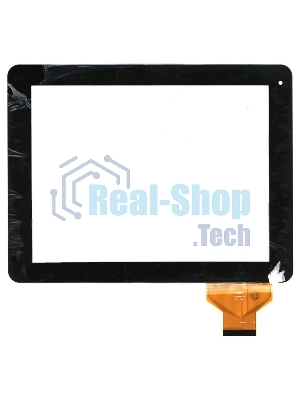 Сенсорное стекло (тачскрин) QSD E-C97001-01, черное