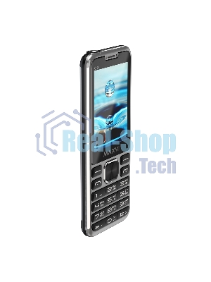 Мобильный телефон Maxvi X10i серебристый металлик