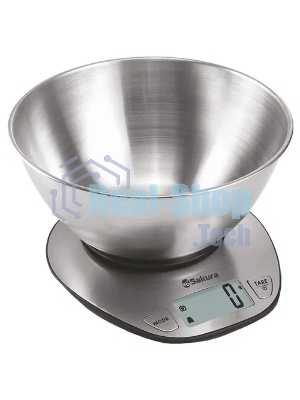 Весы кухонные Sakura SA-6064 5кг элек нерж