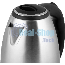 Электрочайник Blackton Bt KT1811S стальной/черный, 1.8 л, 1850 Вт, скрытый нагревательный элемент