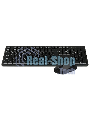 Комплект клавиатура+мышь A4Tech 3330N беспроводной, USB, 1200 DPI, чёрный