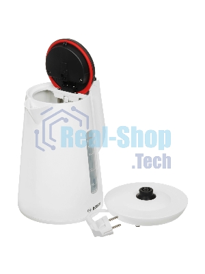 Электрочайник Bosch TWK1M121 белый, 1.7 л, 2400 Вт, скрытый нагревательный элемент