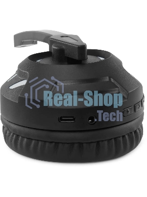 Гарнитура Oklick HS-L420G чёрный, беспроводная + проводная, Bluetooth, до 30 ч, подсветка