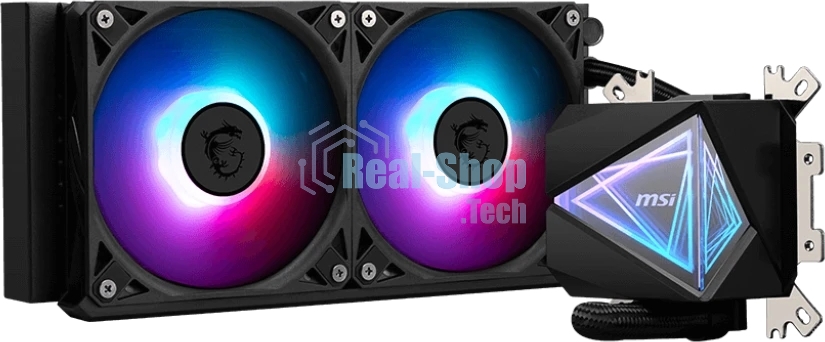 Жидкостная система охлаждения MSI MAG CORELIQUID I240 2x ARGb Gen2 Fan, ARGb Gen2 Block, Color Box