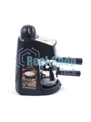 Кофеварка рожковая Endever Costa-1050 черный/стальной, исп. кофе - молотый, 0,2 л, 900 Вт, 5 бар