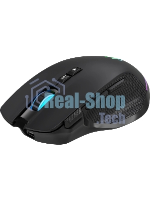 Мышь беспроводная/проводная Defender Immortal GM-421 черный, 10000 dpi, радиоканал, Bluetooth, USB, кнопки - 9