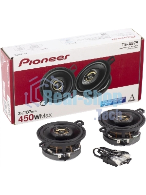 Колонки автомобильные Pioneer TS-A879 (без решетки) 450Вт 85дБ 4Ом 7.6см (3дюйм) (ком.:2кол.) твитер двухполосные