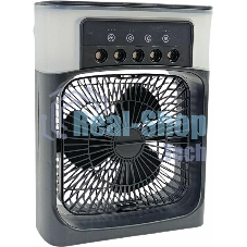 Вентилятор KELLI KL-1020 черный, настольный, 15 Вт, 3 скорости, 10 см