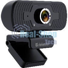 Веб-камера Defender G-lens 2591 2560x1440, 30 кадр/с, USB, микрофон, крепление на мониторе