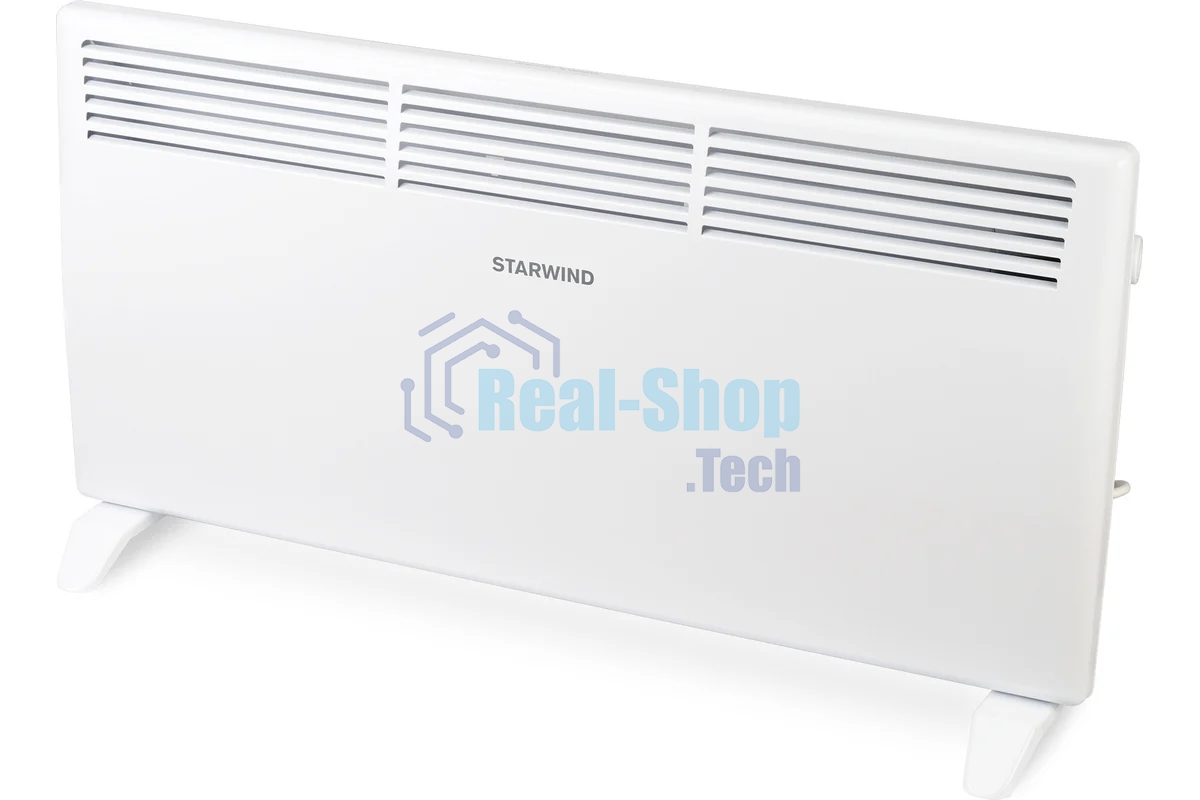 Конвектор Starwind SHV1020 белый 2000 Вт, 25 м2, термостат