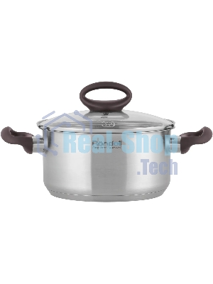 Кастрюля Rondell Tierno RDS-1592, 2.8 л, 20 см, с крышкой, стальной