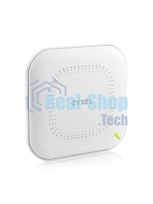 Точка доступа Zyxel NebulaFlex NWA50AX PRO, WiFi 6, 802.11a/b/g/n/ac/ax (2,4 и 5 ГГц), MU-MIMO, антенны 3x3, до 575+2400 Мбит/с, 1xLAN 2.5GE, PoE, без поддержки Captive portal и WPA-Enterprise, защита от 4G/5G, БП в комплекте