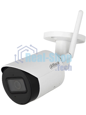 Камера видеонаблюдения IP Dahua DH-IPC-HFW1430DSP-SAW-0360B Wi-Fi 2.8-3.6мм цв. корп.:белый/черный