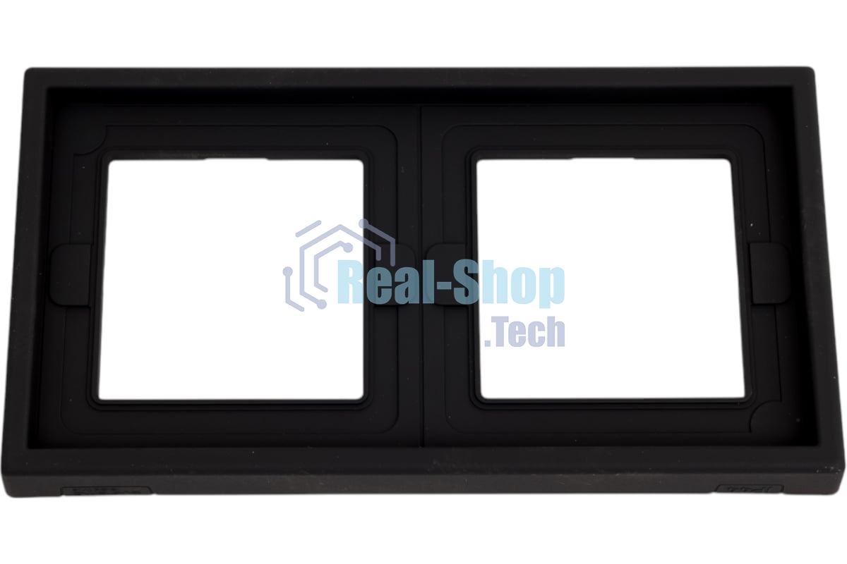 Рамка 2-м ArtGallery IP44 карбон SE GAL441002
