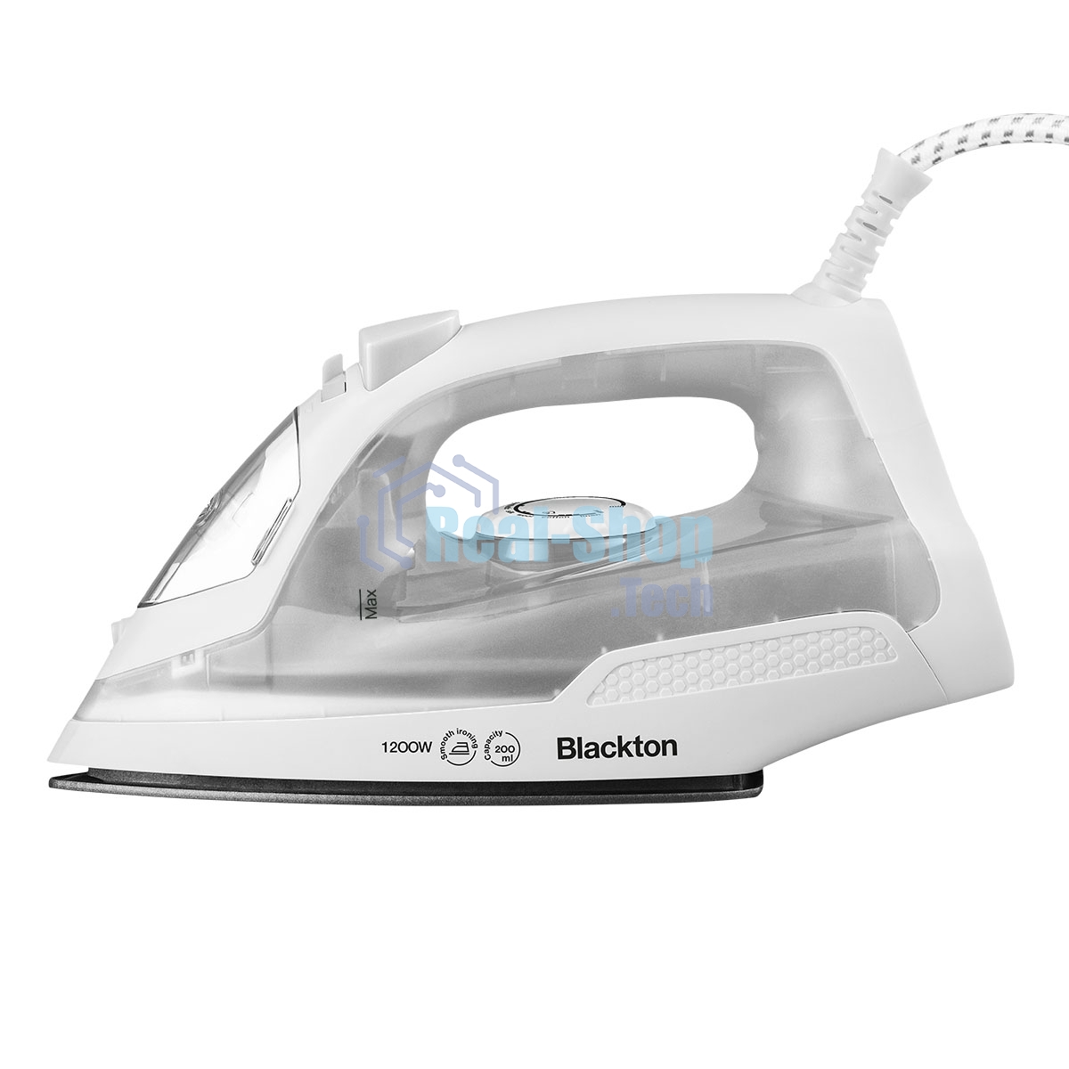 Утюг Blackton Bt SI1110 белый, 1200 Вт, 18 г/мин, 200 мл