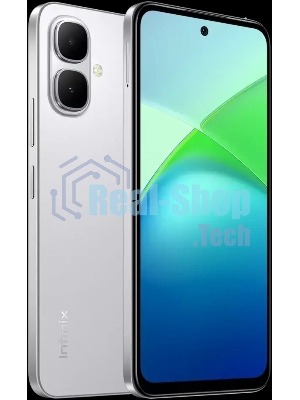 Смартфон Infinix SMART 10 4/128Gb серебристый